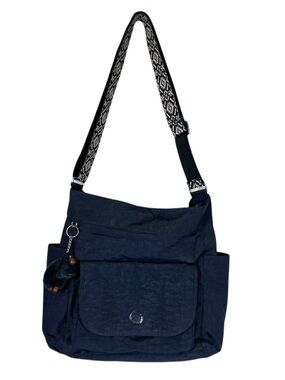 KIPLING Nyrie Large black Crossbody Nylon Bag Pockets & Gorilla